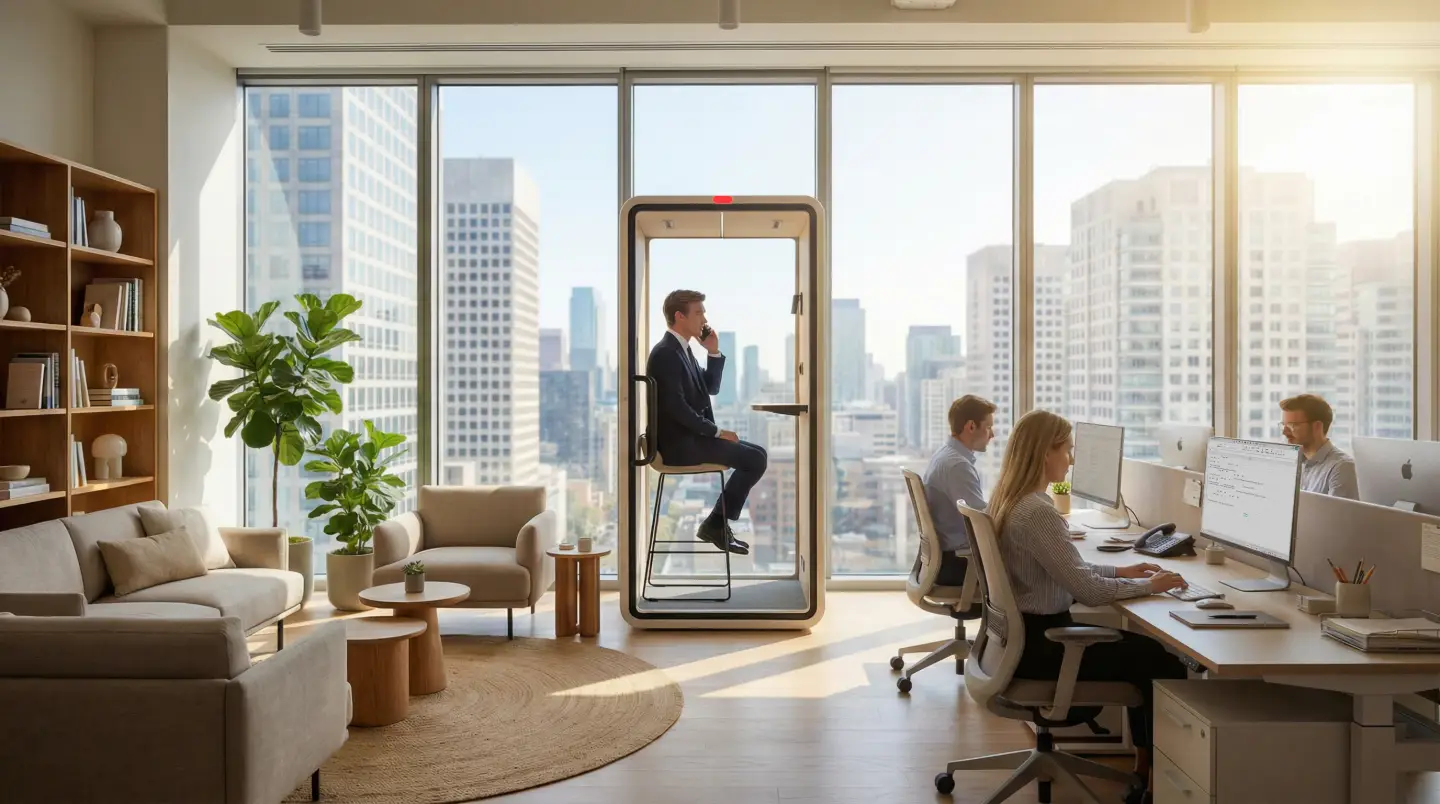Soundbox acoustic office pods